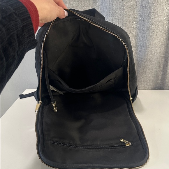Kipling Black Backpack with Gold Accents - Picture 3 of 13
